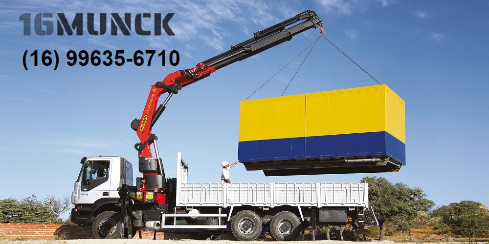 Caminhão munck em Ribeirão Preto diversos segmentos